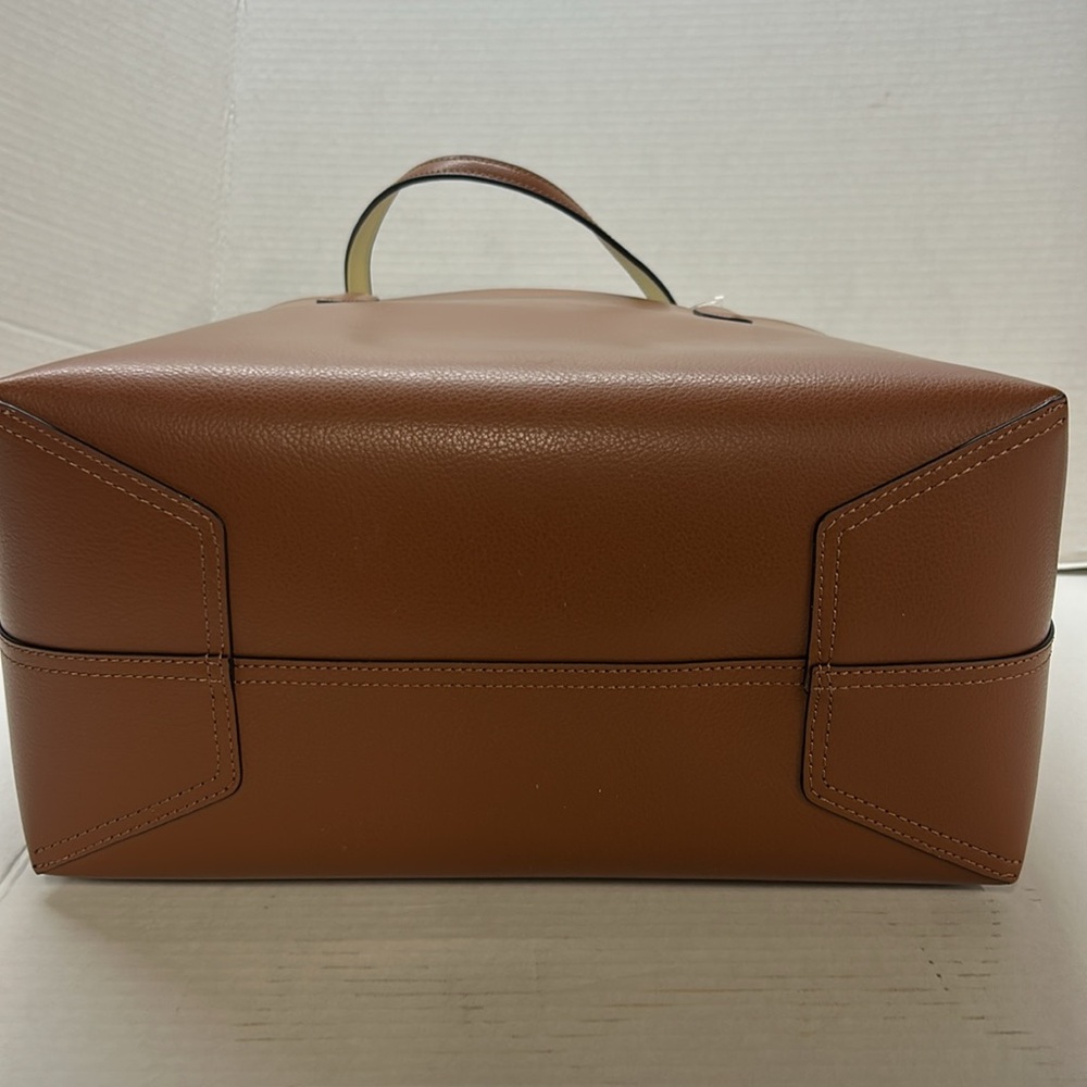 Kate Spade Brown and Cream Leather Reversible Tote in Warm Ginger - Picture 12 of 17